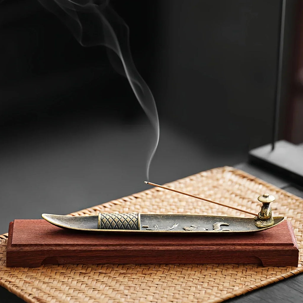 Japanese Boat Incense Burner Ornament