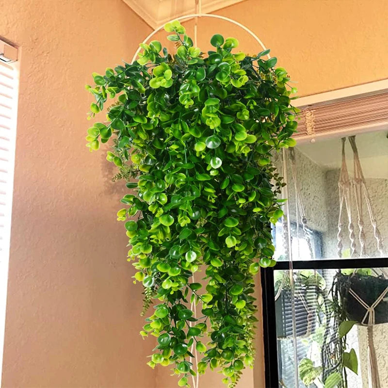 Faux Eucalyptus Hanging Vine - UV Resistant