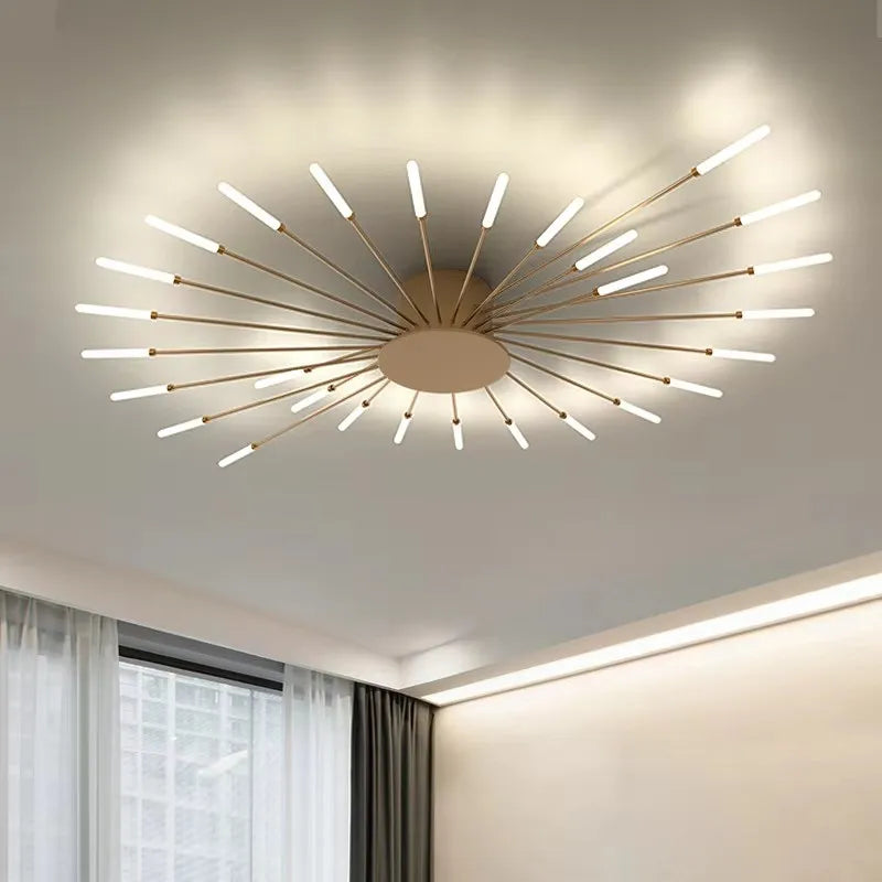 Firework Spiral LED Chandelier
