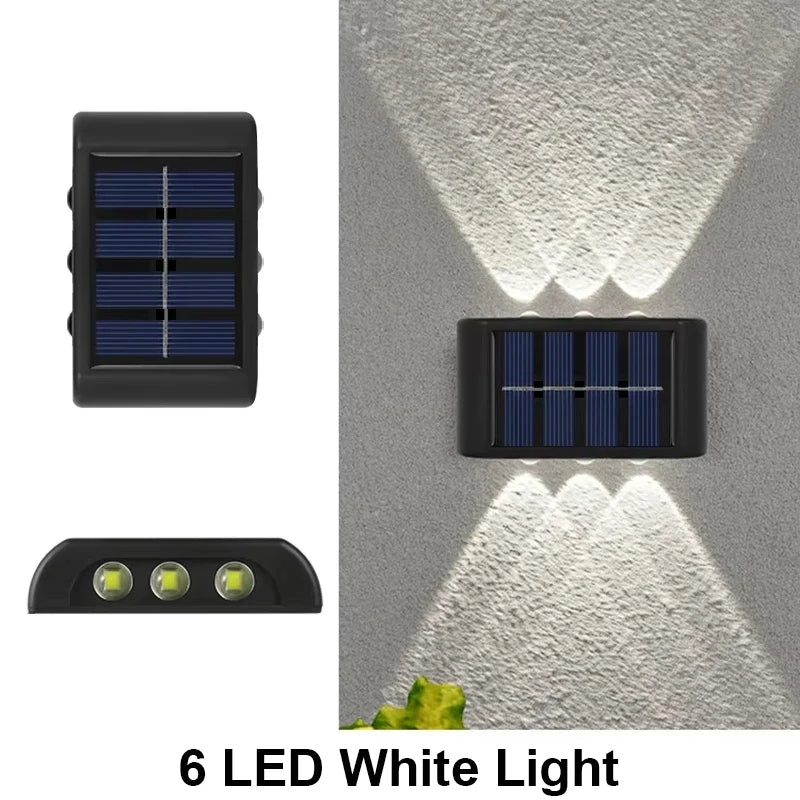Solar Garden Fence Wall Light
