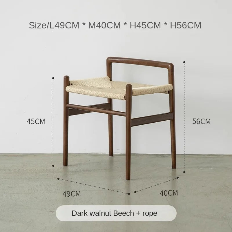 MOMO Rattan Vanity Stool