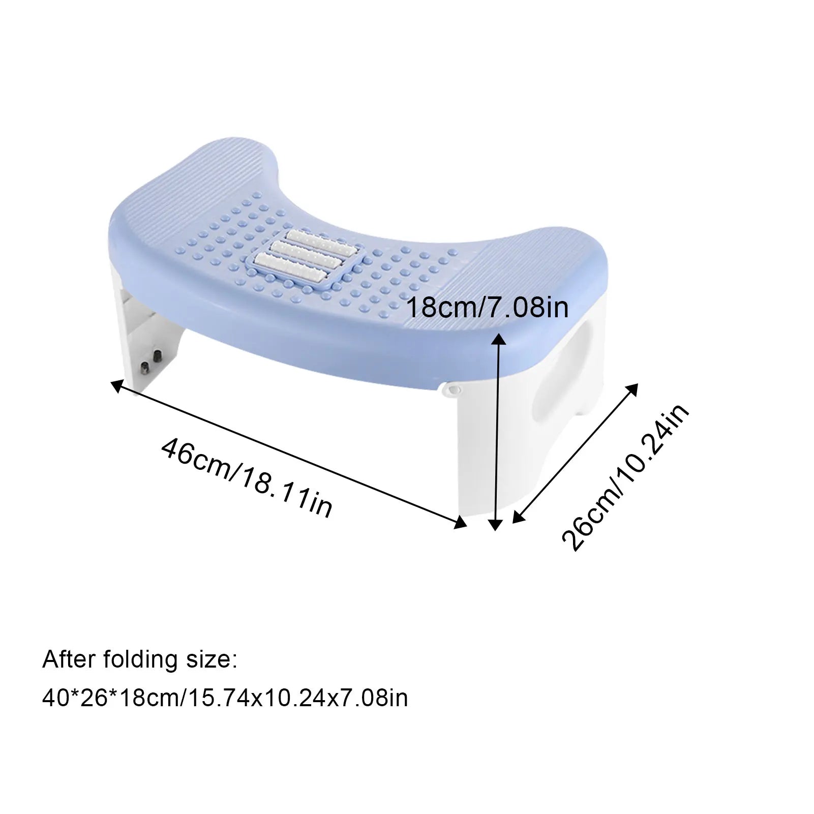 Foldable Anti-Slip Toilet Stool