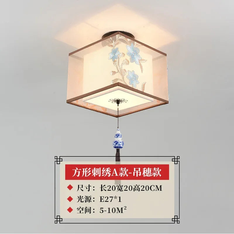 Chinese Lotus Pendant Ceiling Light