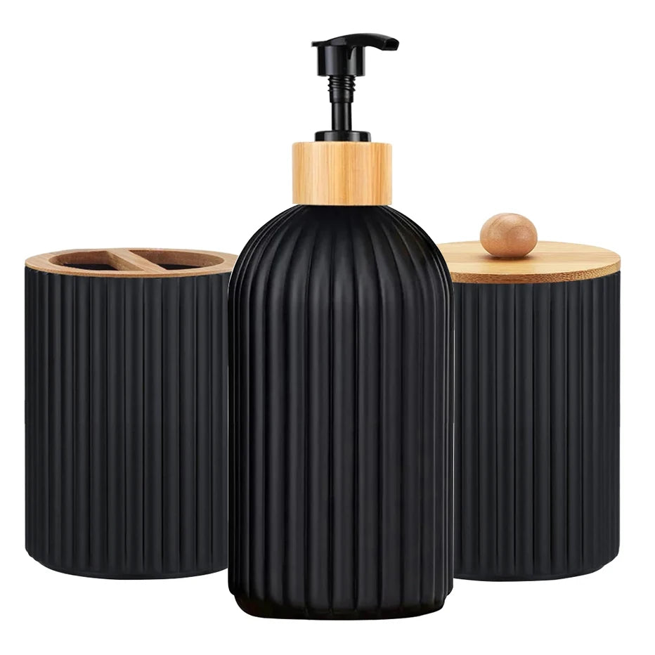 Bathroom Countertop Storage & Soap Set