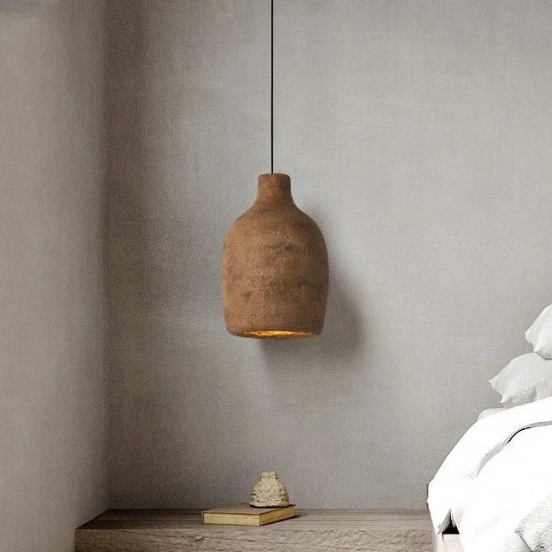 Wabi-Sabi Ceramic Pendant Lamp