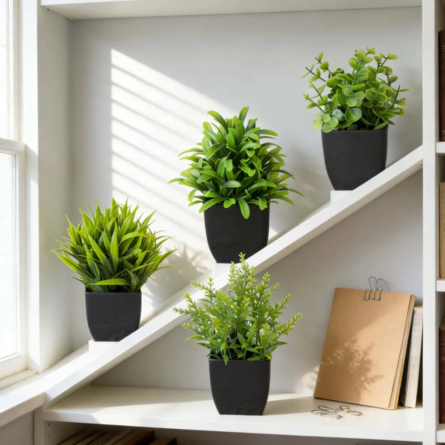 Mini Faux Eucalyptus Potted Plant