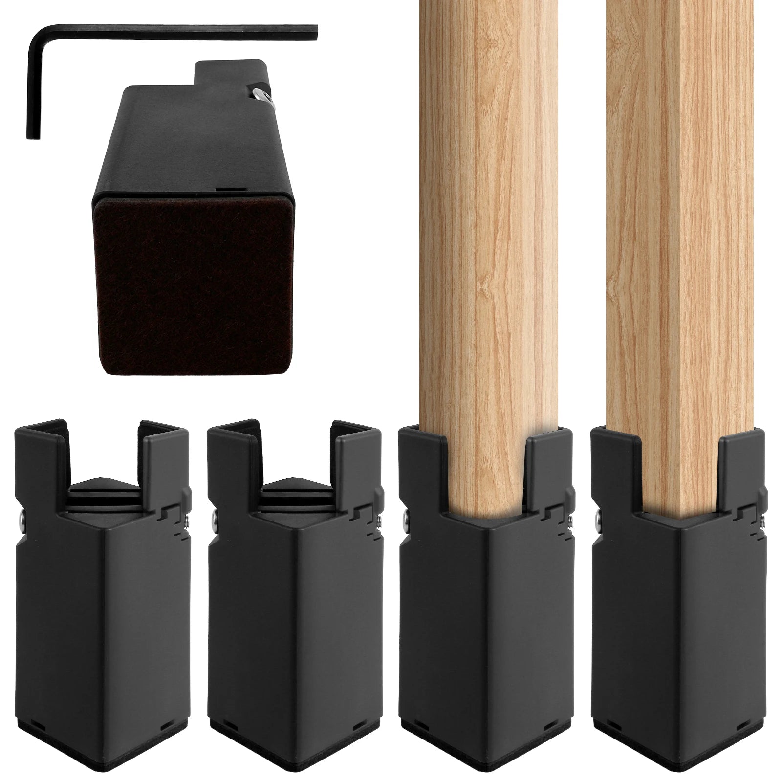 Adjustable Aluminium Furniture Feet
