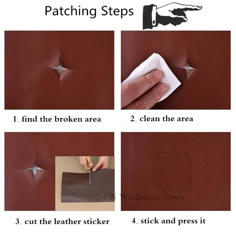 Self-Adhesive Leather Repair Patches