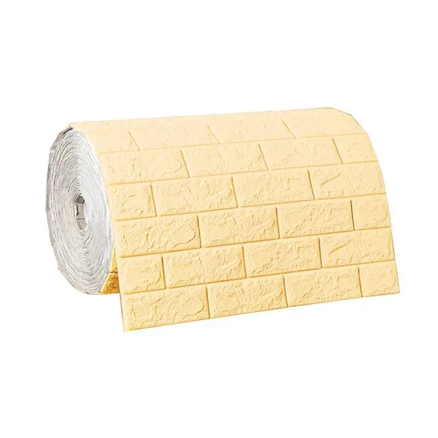 3D Brick Self-Adhesive Waterproof Wallpaper