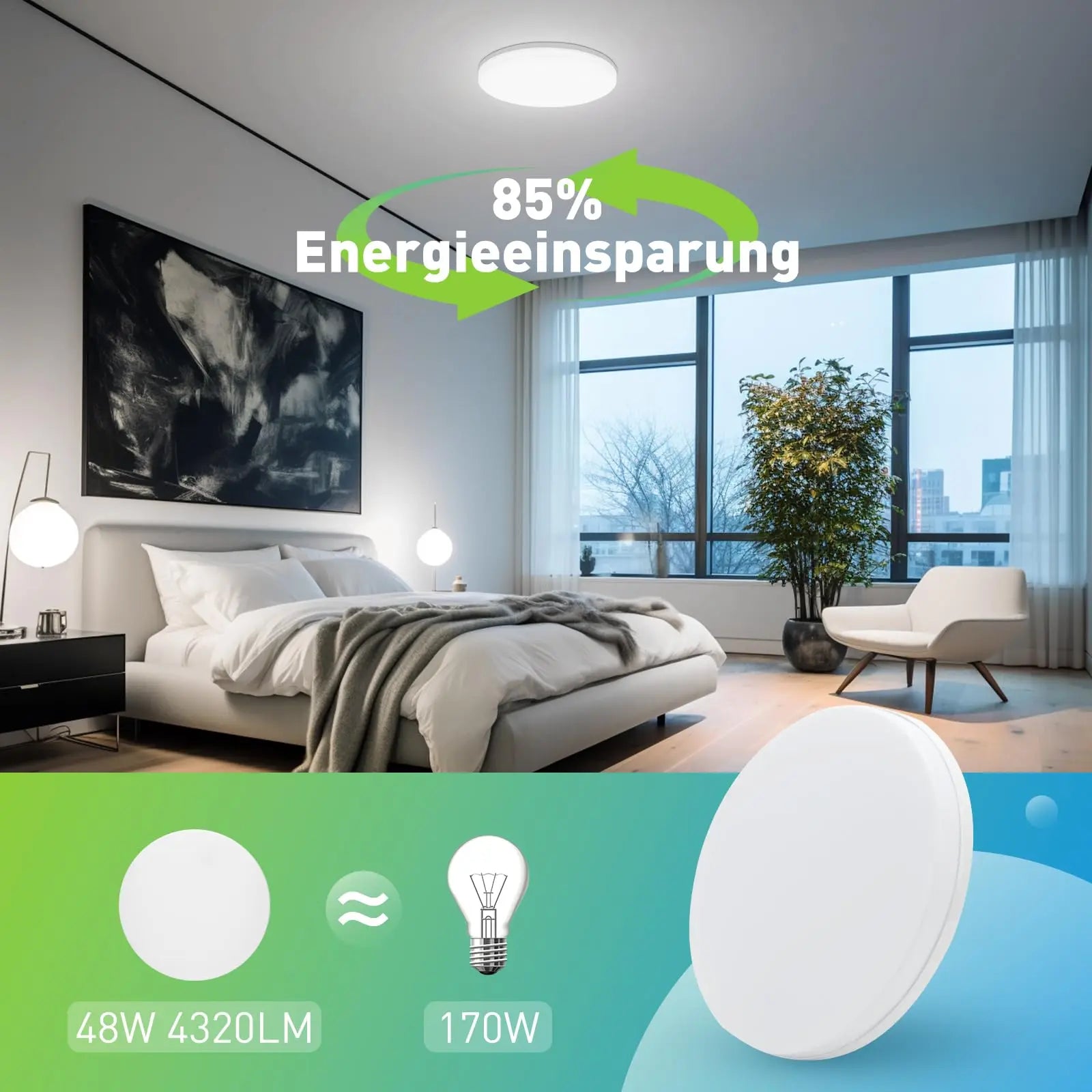 Ultra-Thin Round LED Ceiling Lamp