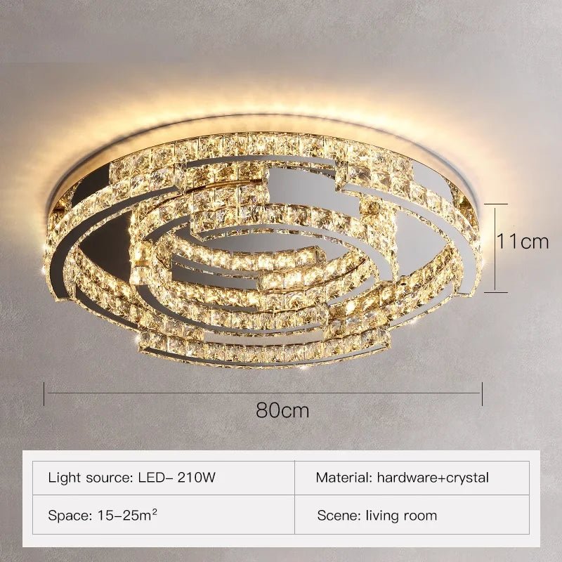 Crystal Style LED Ceiling Chandelier