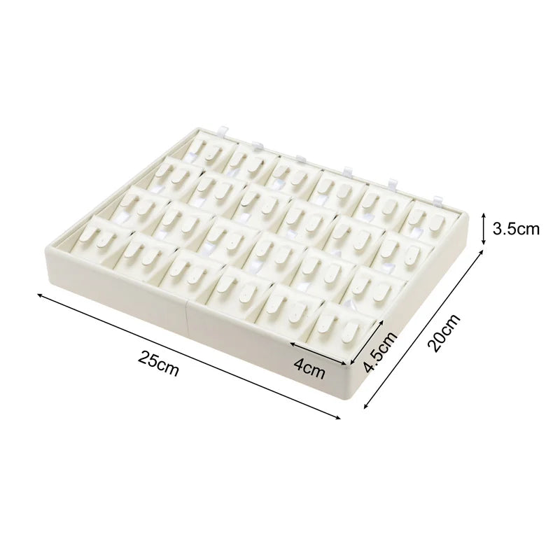 Stackable Leather Ring Tray