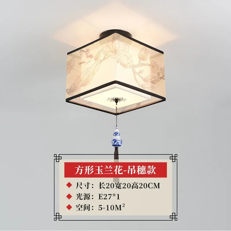 Chinese Lotus Pendant Ceiling Light