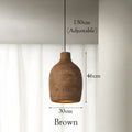 Wabi-Sabi Ceramic Pendant Lamp
