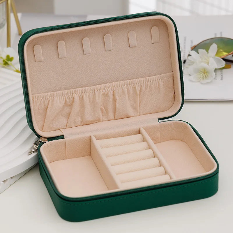 Leather Travel Jewelry Box