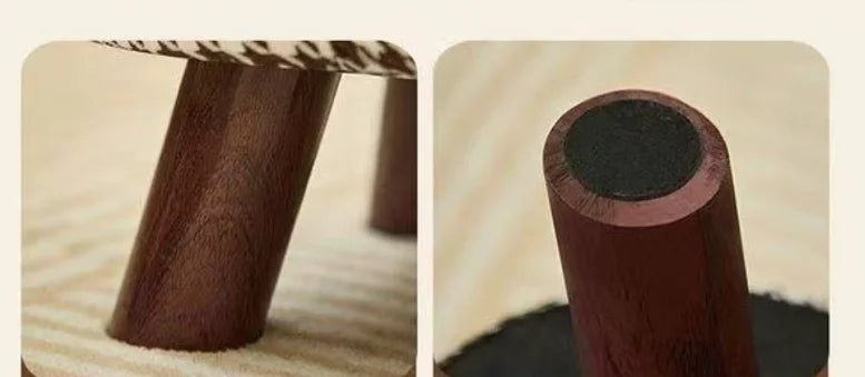Solid Wood Stacking Footstool
