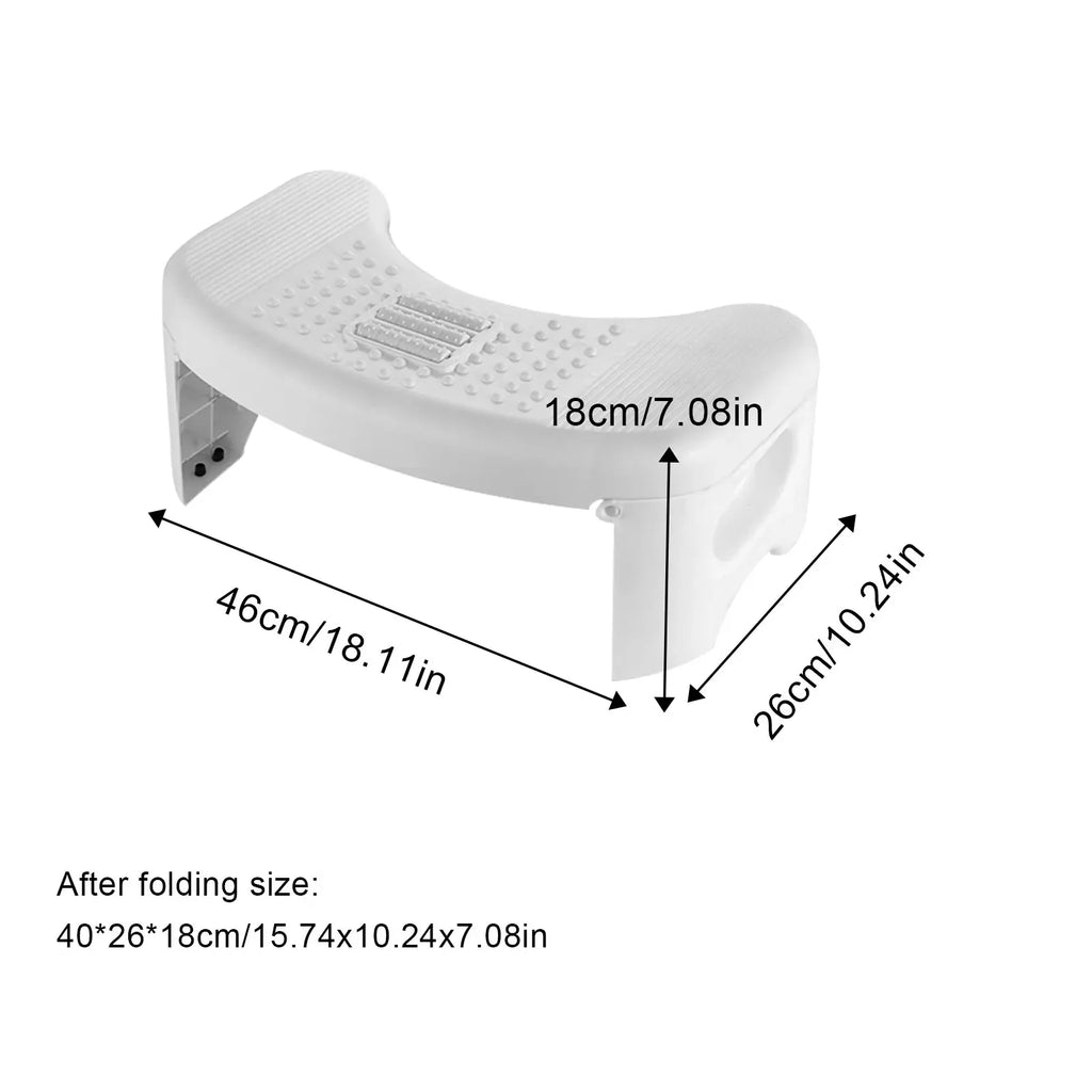 Foldable Anti-Slip Toilet Stool