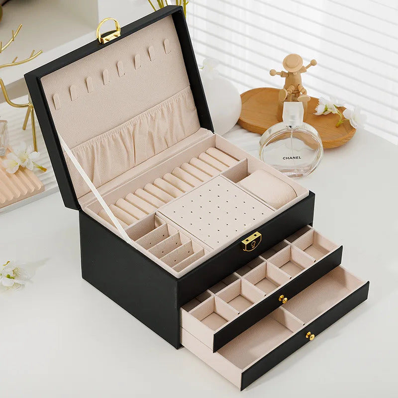 Leather Travel Jewelry Box