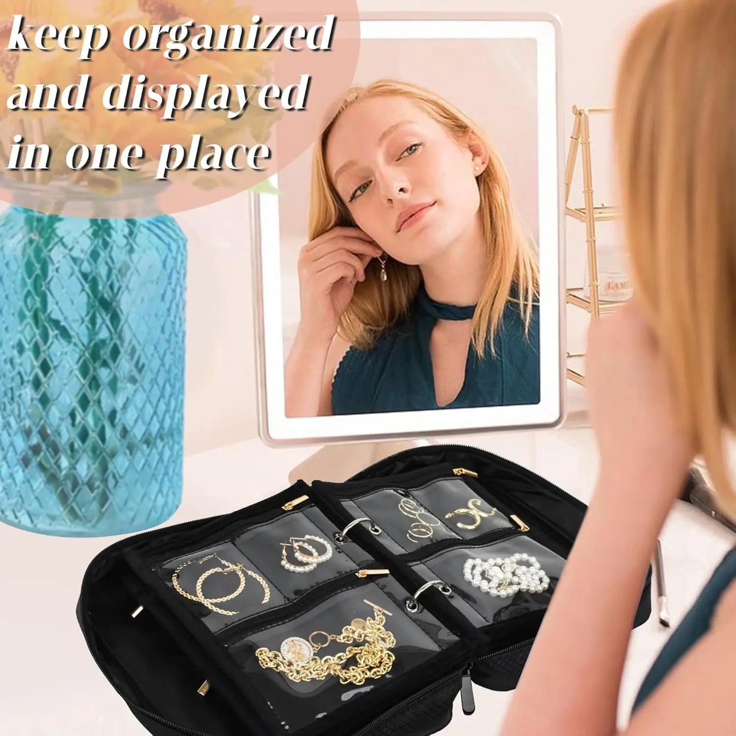 Zip Binder Jewelry Organizer