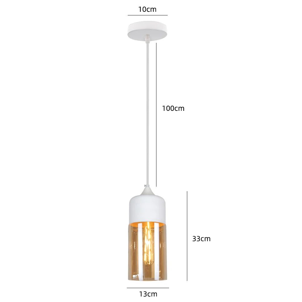 Modern Glass Hanging Pendant Lamp