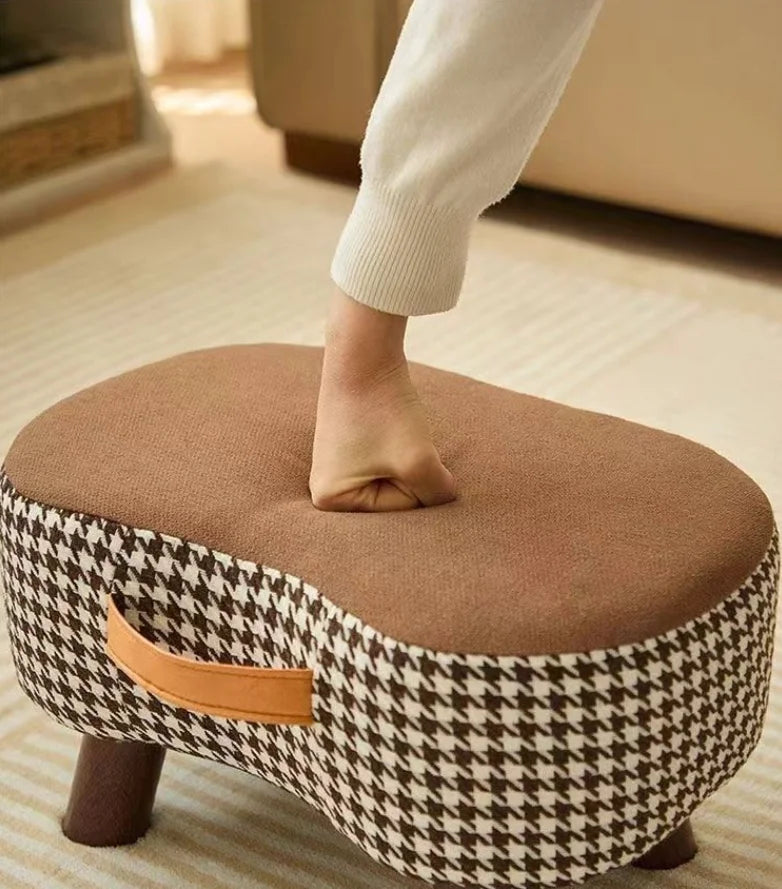 Solid Wood Stacking Footstool