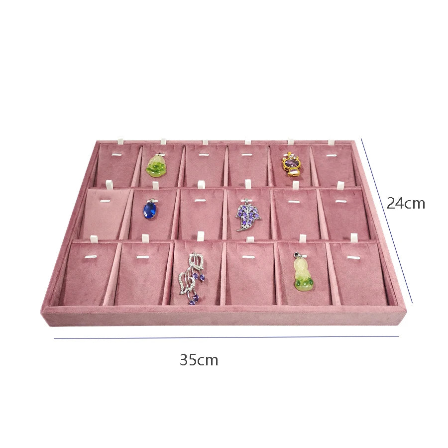 Velvet Jewelry Organizer Trays