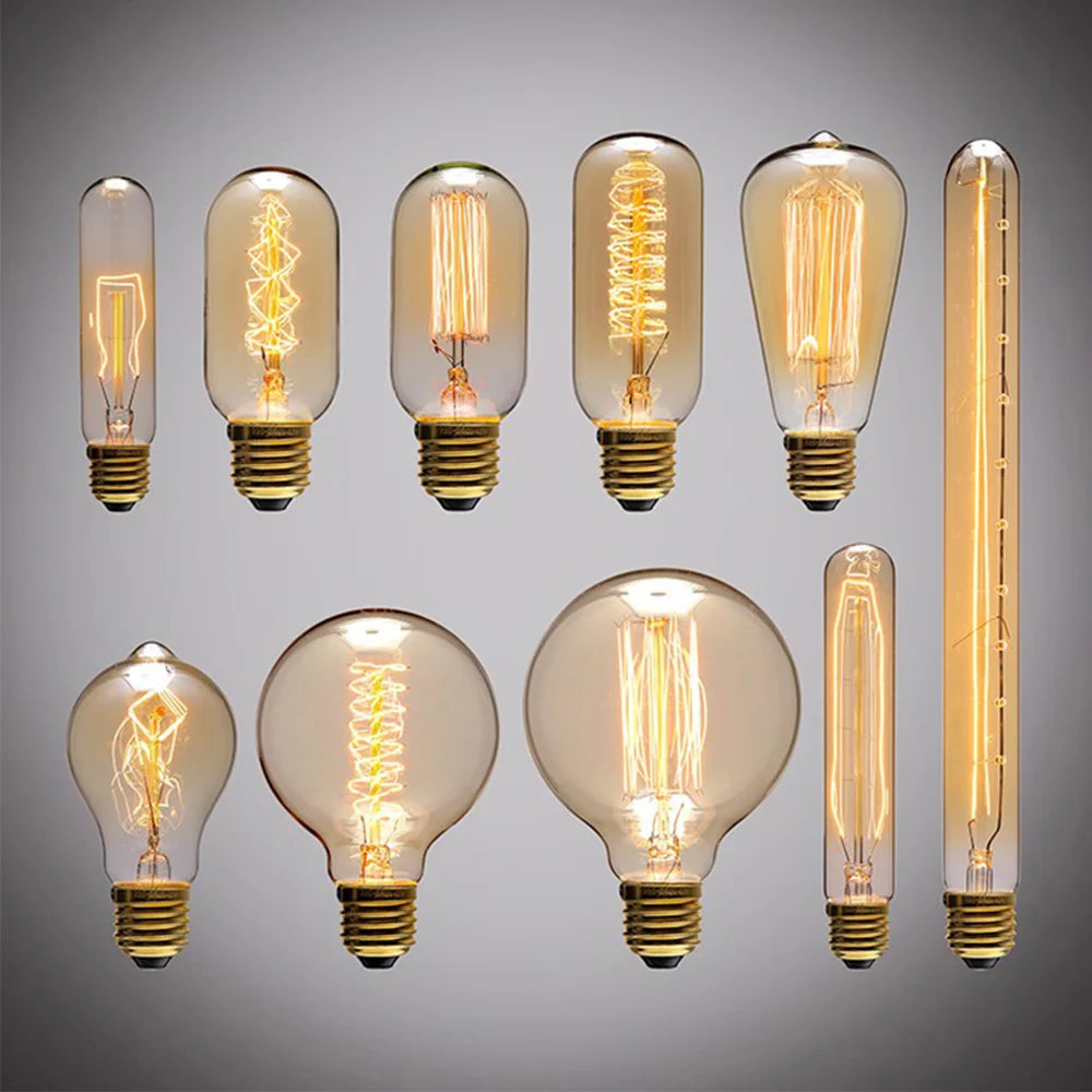 Vintage Edison Bulb E27 - Multiple Shapes