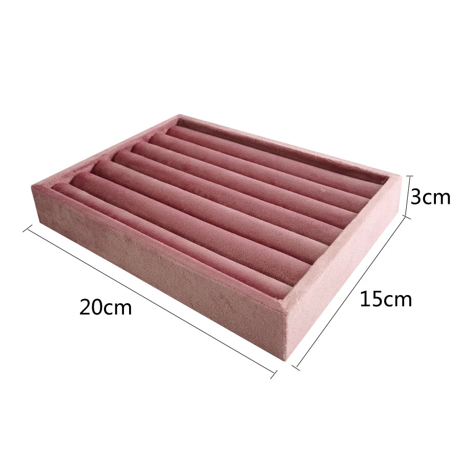 Velvet Jewelry Organizer Trays