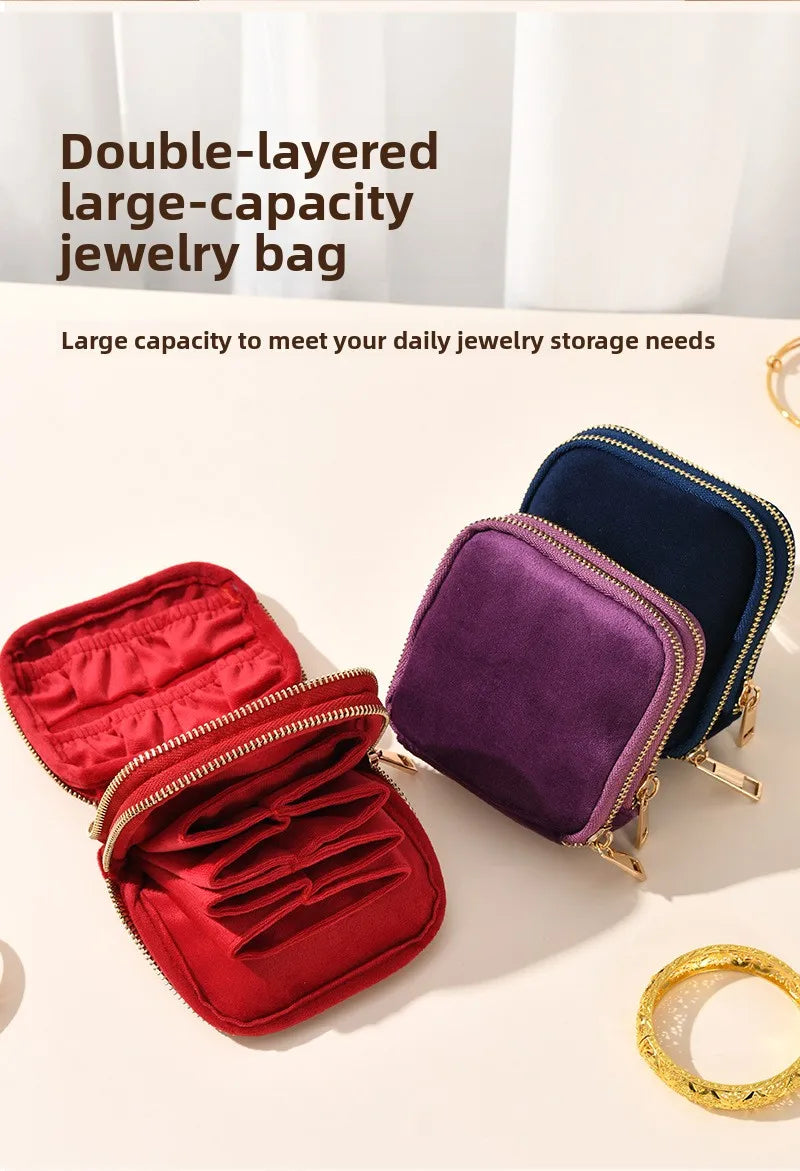 Tassel Jewelry Travel Pouch