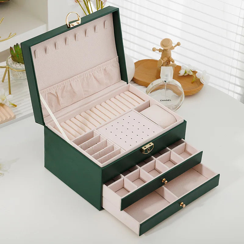 Leather Travel Jewelry Box