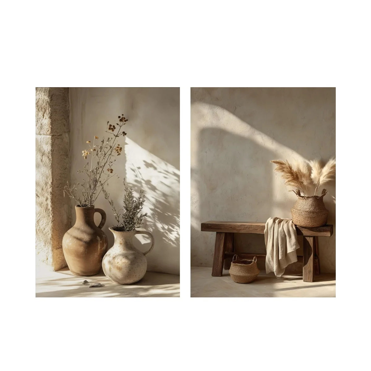 Olive Tree Botanical Art Prints (Set of 2)