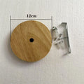 Wooden Ceiling Rose Lamp Base