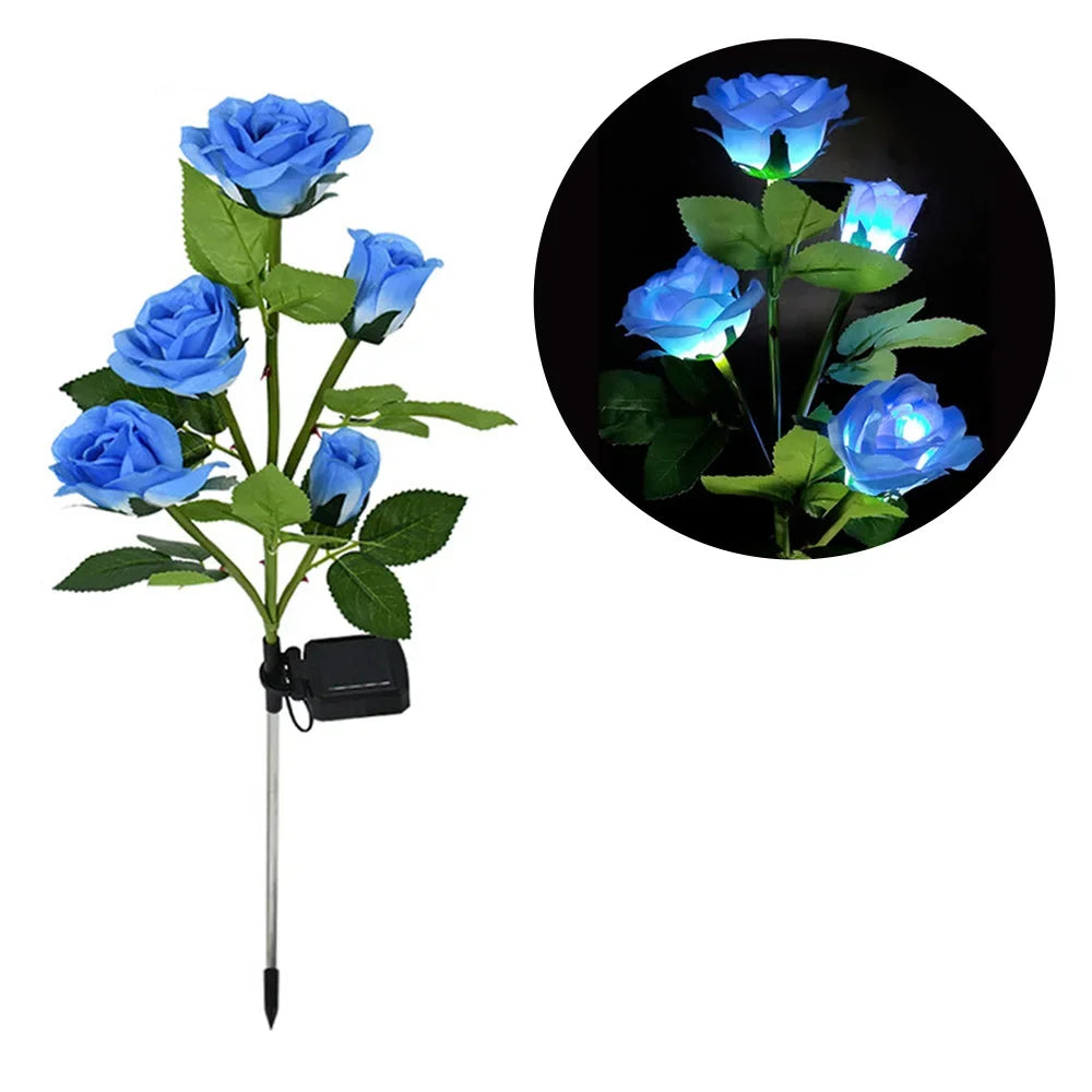 Solar Rose Flower Garden Lights