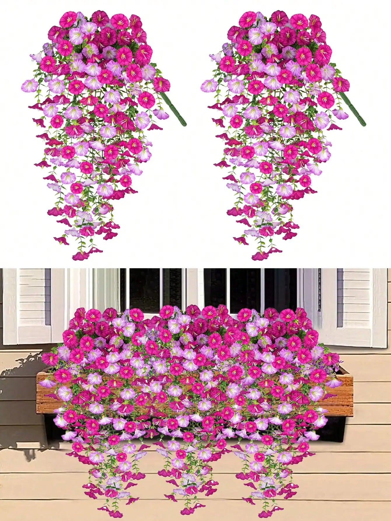 Artificial Eucalyptus Vine - UV-Resistant Hanging Greenery