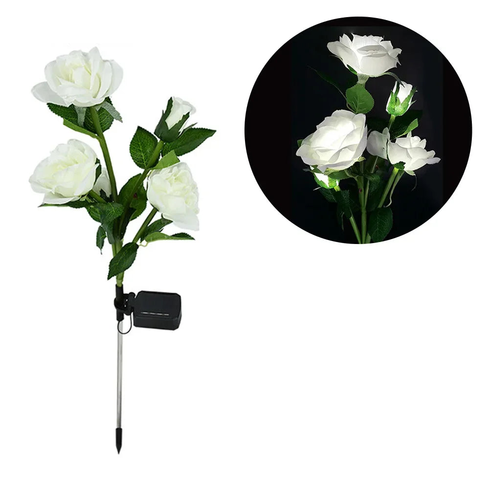 Solar Rose Flower Garden Lights