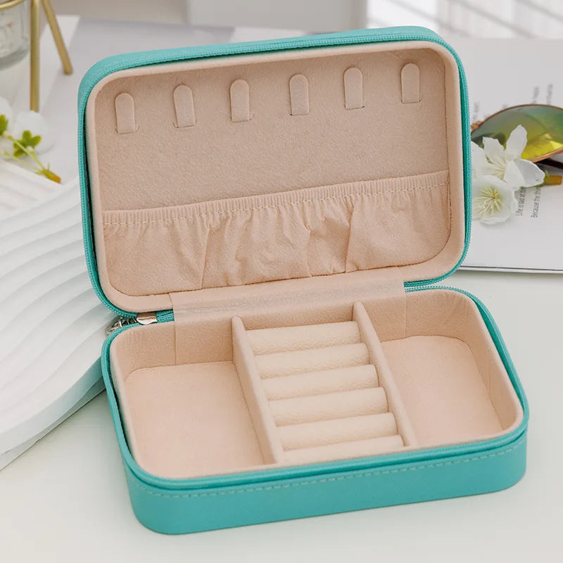 Leather Travel Jewelry Box