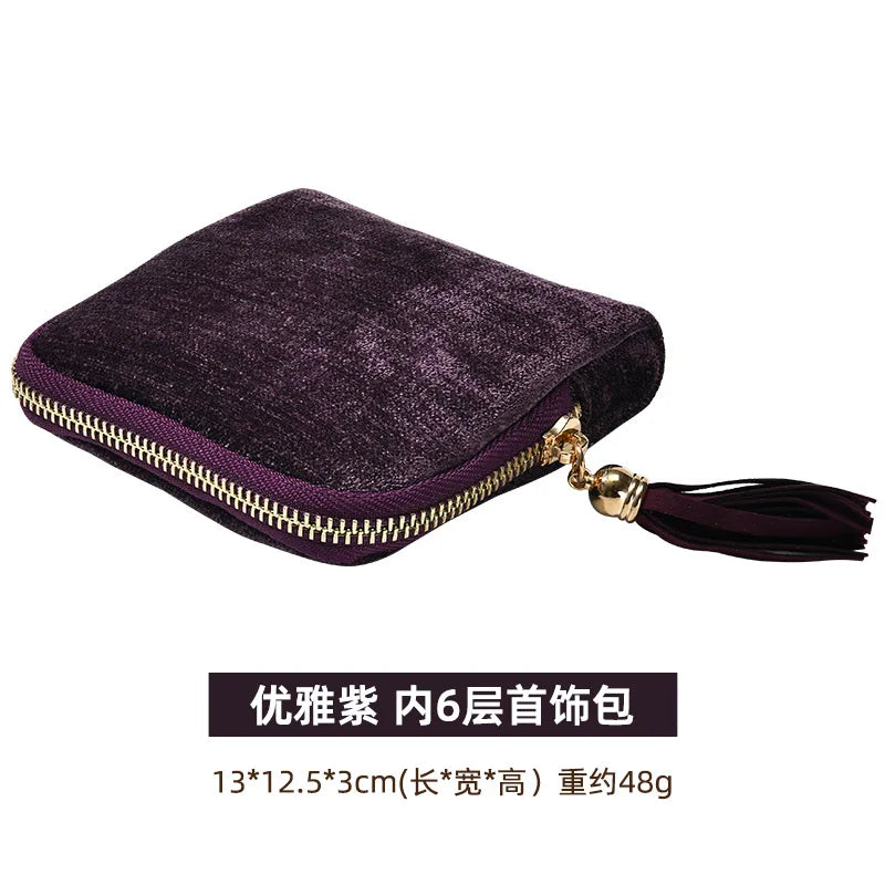 Tassel Jewelry Travel Pouch