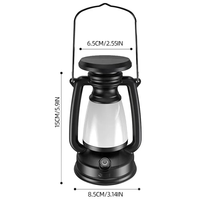 Retro Rechargeable LED Lantern Lamp