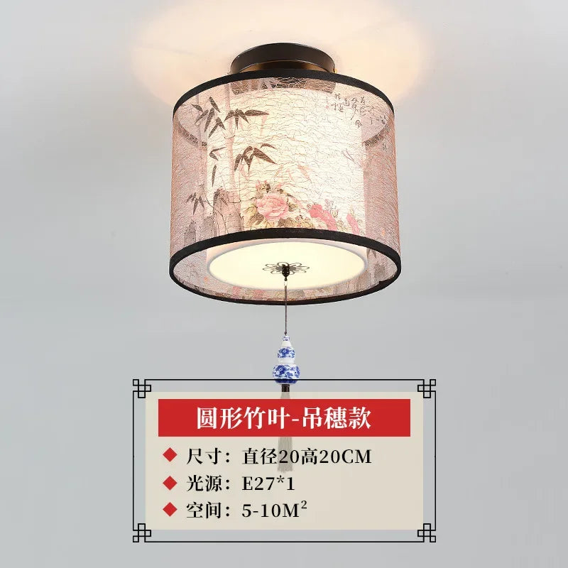 Chinese Lotus Pendant Ceiling Light