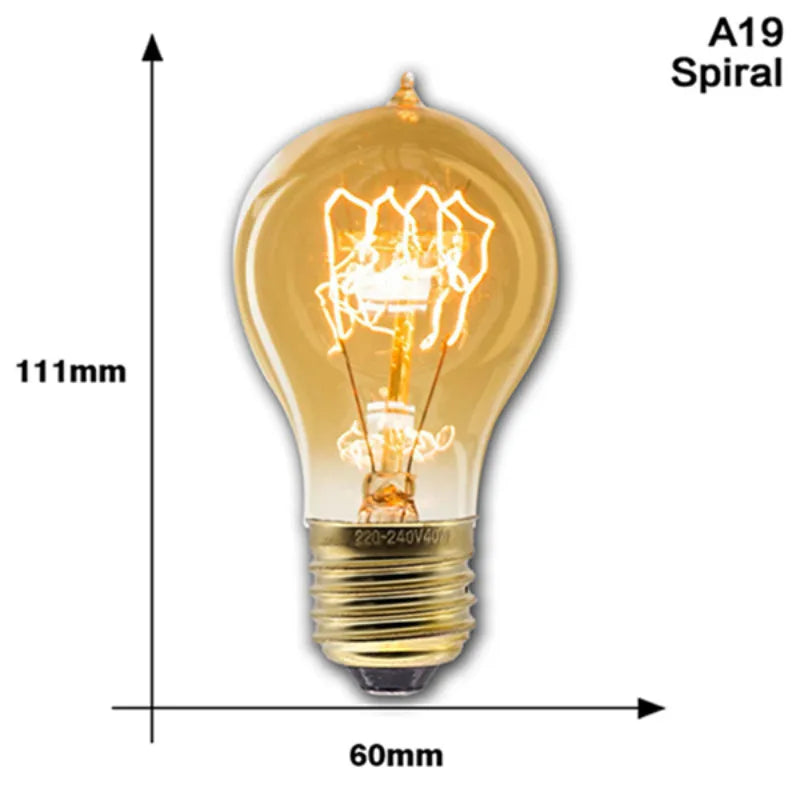 Vintage Edison Bulb E27 - Multiple Shapes