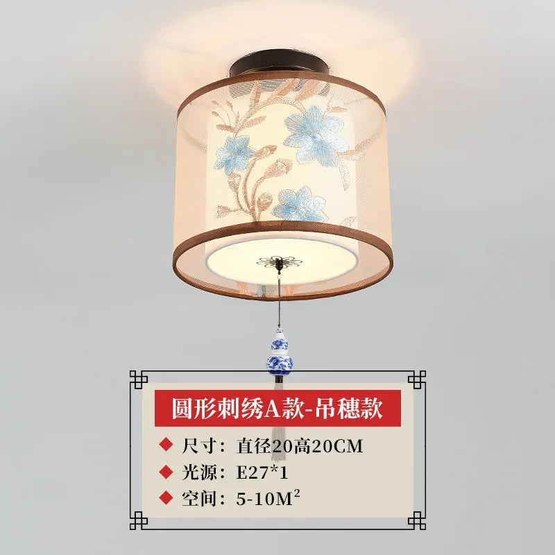 Chinese Lotus Pendant Ceiling Light