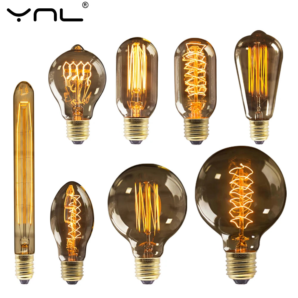 Retro Edison Filament Bulb E27 40W