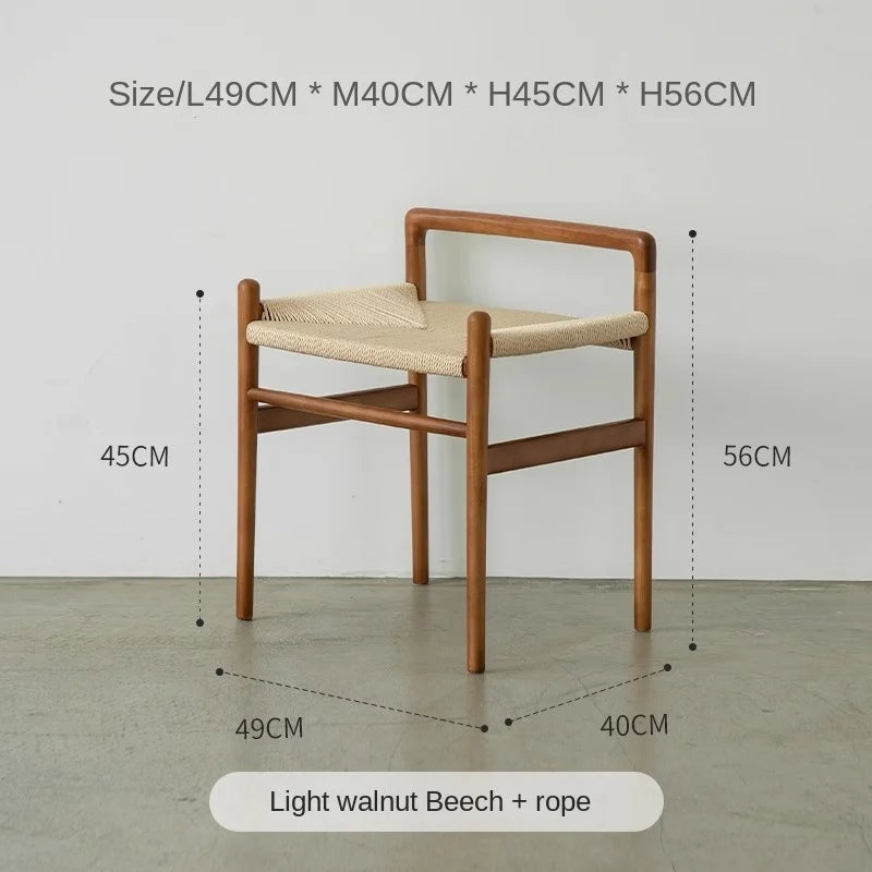 MOMO Rattan Vanity Stool