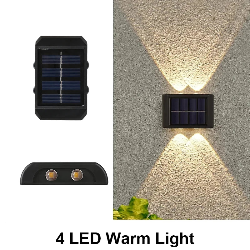 Solar Garden Fence Wall Light