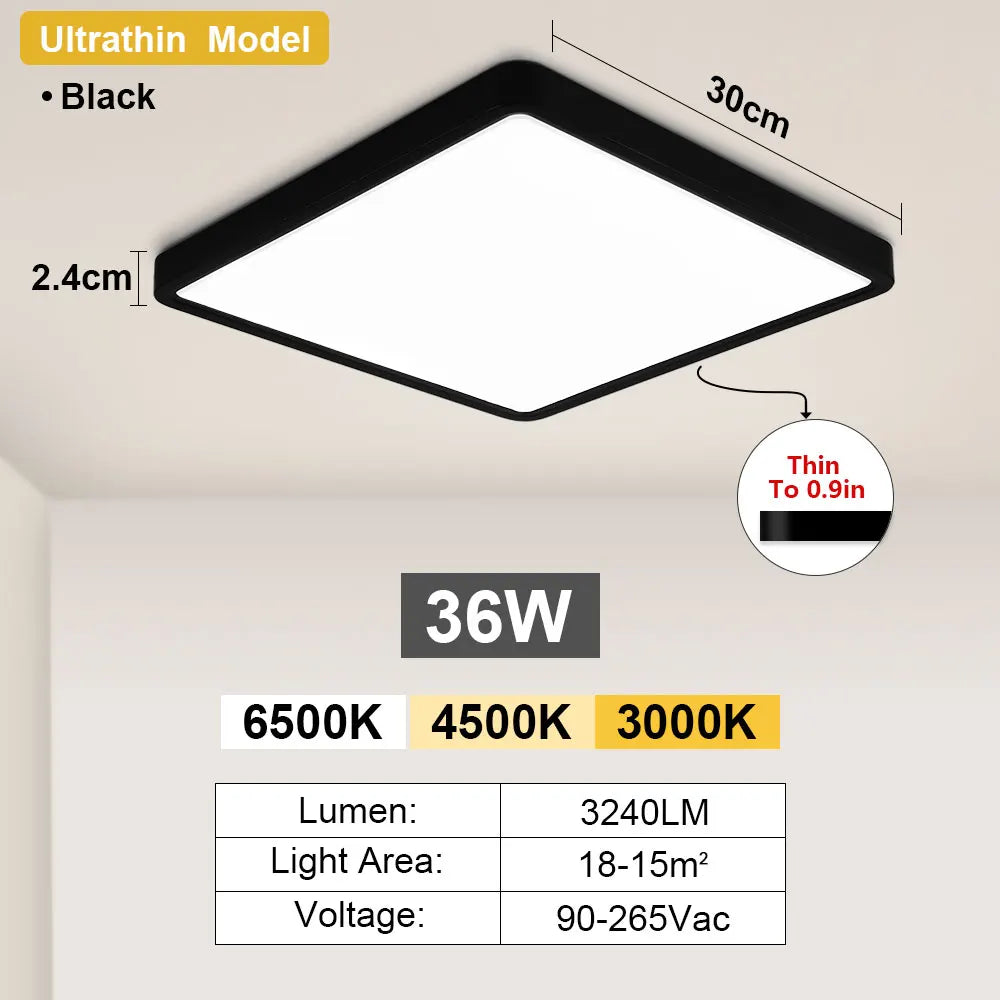 RUNTOIN Smart Dimmable Ceiling Lamp