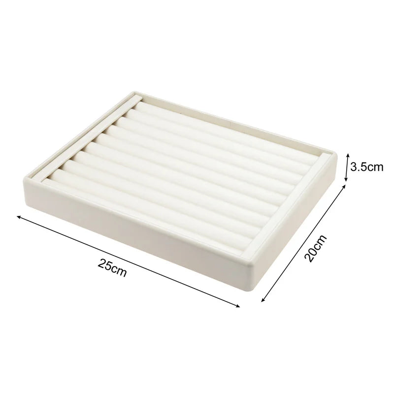 Stackable Leather Ring Tray