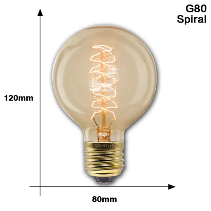 Vintage Edison Bulb E27 - Multiple Shapes