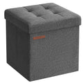 SONGMICS Folding Storage Bench
