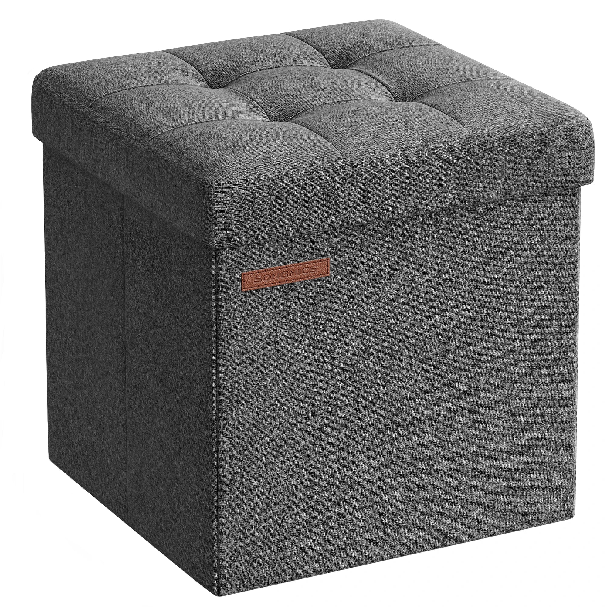 SONGMICS Folding Storage Bench