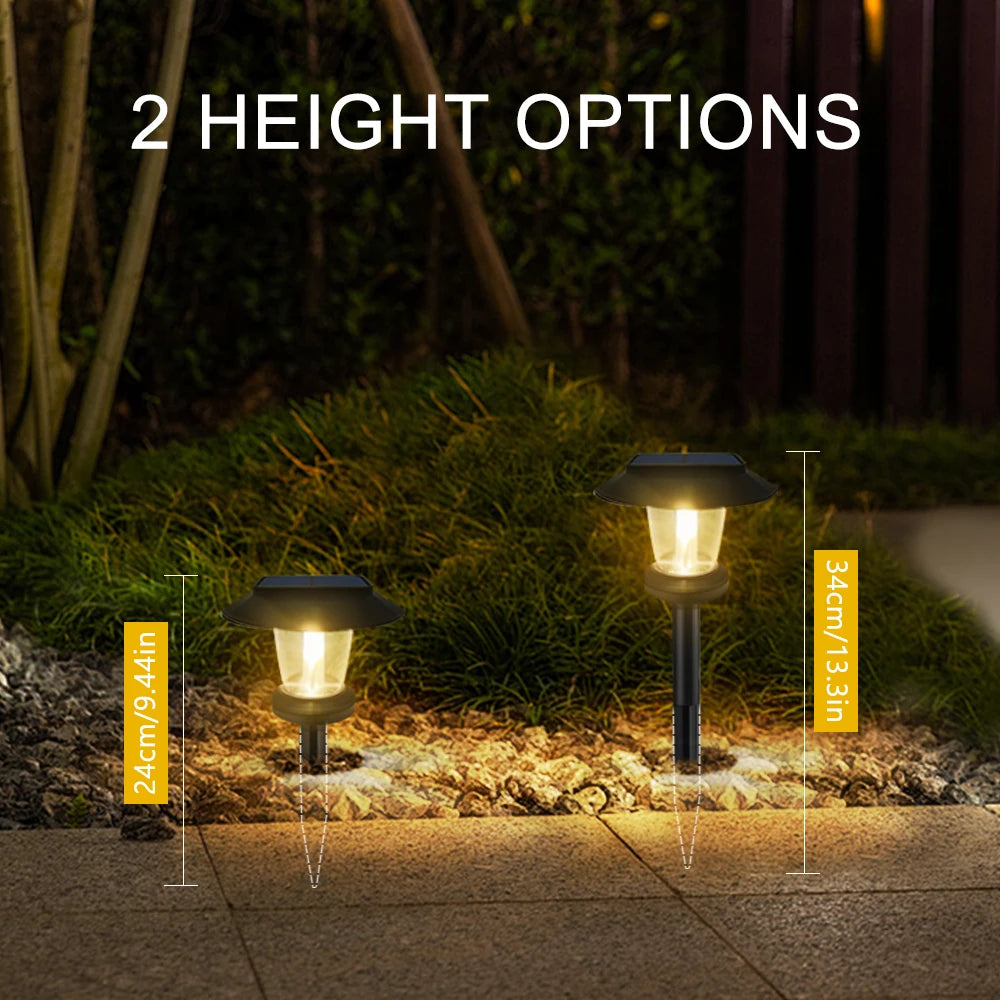3-Mode Solar Pathway Lights